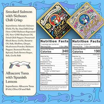 Fishwife Starter 7-Pack (Variety of Tinned Seafood including Smoked Salmon, Rainbow Trout, Sardines, Tuna & More!) | Gluten Free, High Protein, Omega-3s | Hand-Packed