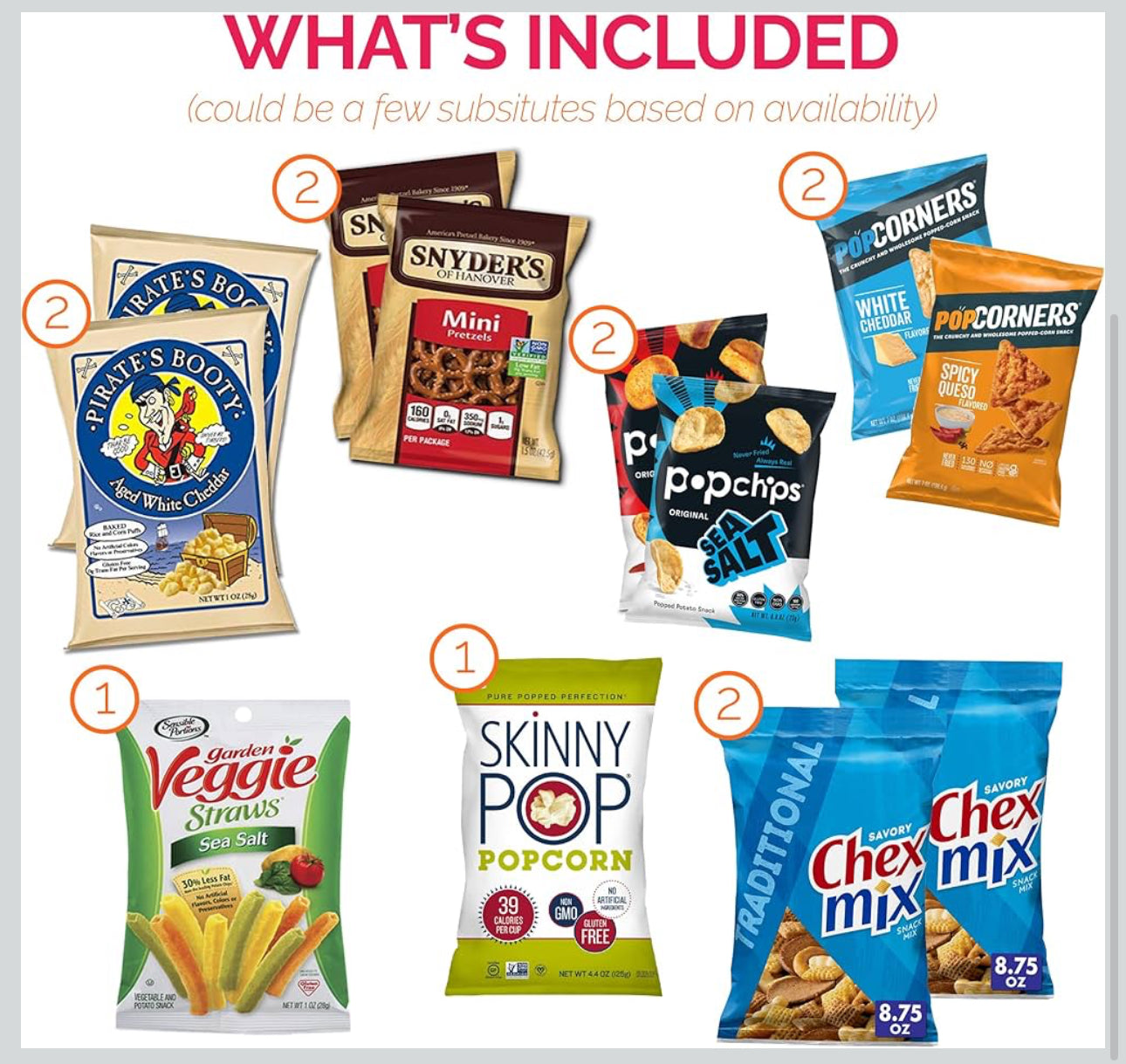 Halloween Healthy Snacks Variety Pack for Adults, Kids and Teens - Healthy Snack Box with Chips, Cookies & Granola Bars - 50 Count