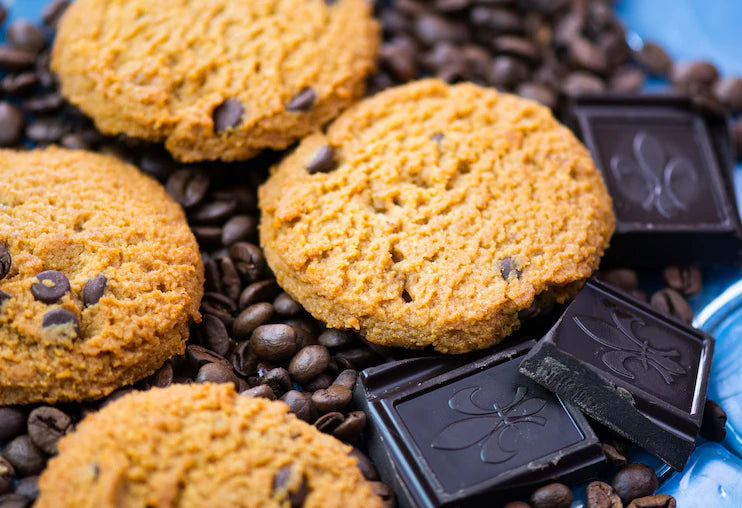 Bake City Cookie Plus Keto | Cappuccino Cookies - Gluten Free, Non-GMO, 0g Sugar, Only 1.5g Net Carbs, Good Fats, 5g Protein, Kosher, No Artificial Flavors - Pack of 12