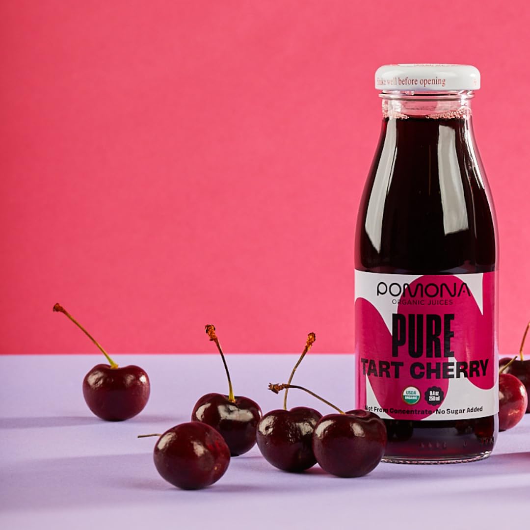 Pomona Pure Organic Juices - Variety Sample Pack, Cold Pressed USDA Organic, Vegan - Pack of 12