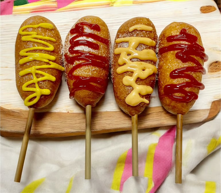 Mozzarella Cheese & Beef Sausage Corn Dogs — Thank You Donuts & Corn Dogs  100 / Case