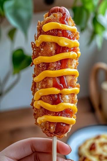 Mozzarella Cheese & Beef Sausage Corn Dogs — Thank You Donuts & Corn Dogs  100 / Case