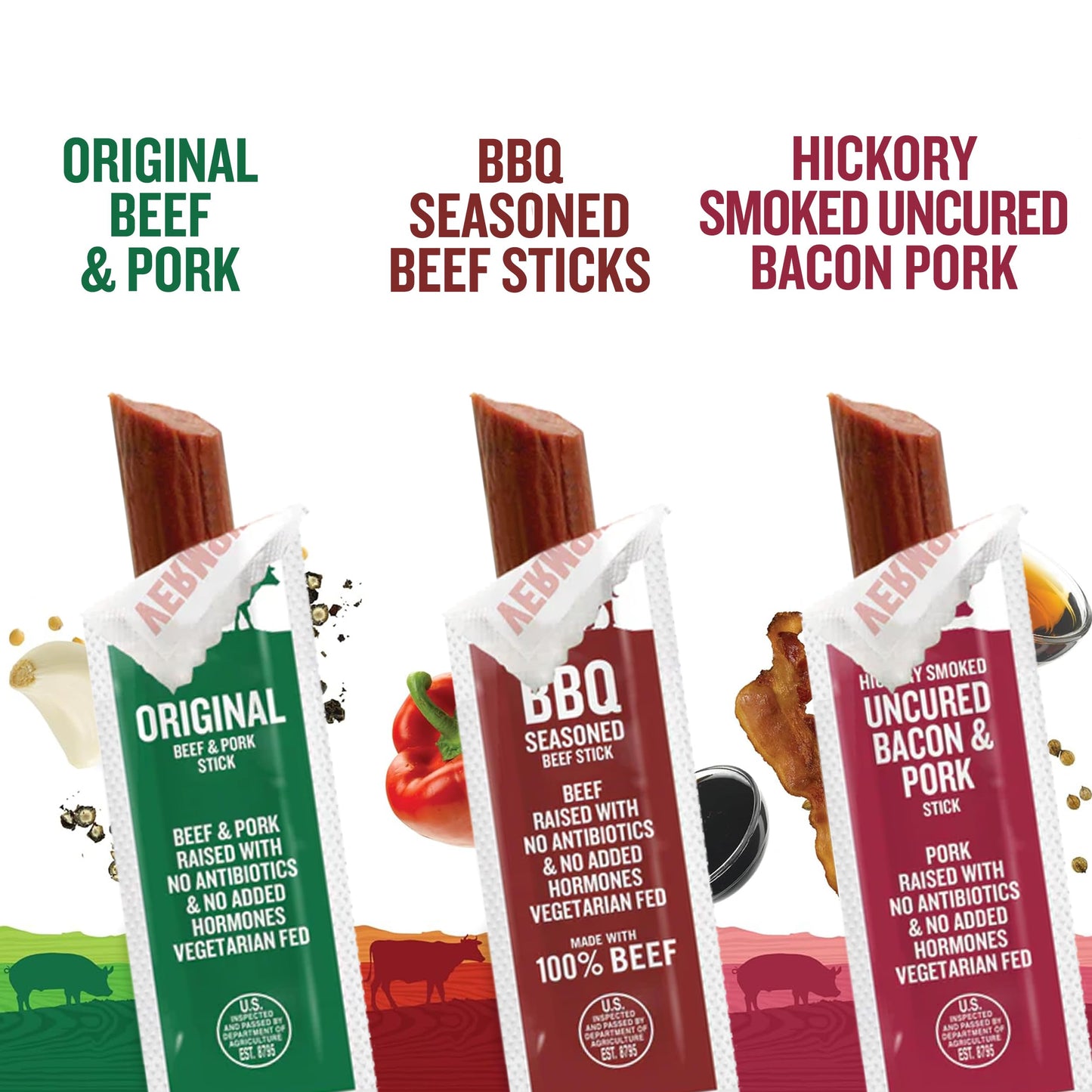 Top Sellers Mini Stick Variety Pack,  .5 oz - Pack of 12