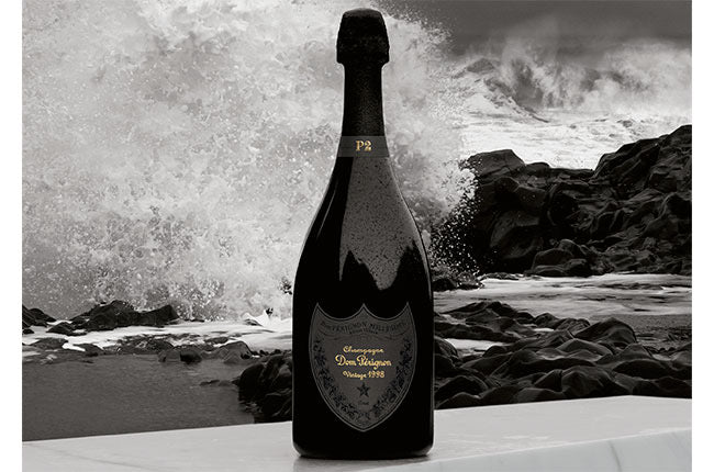Chocolate Dipped Covered Champagne Bottle - Dom Perignon