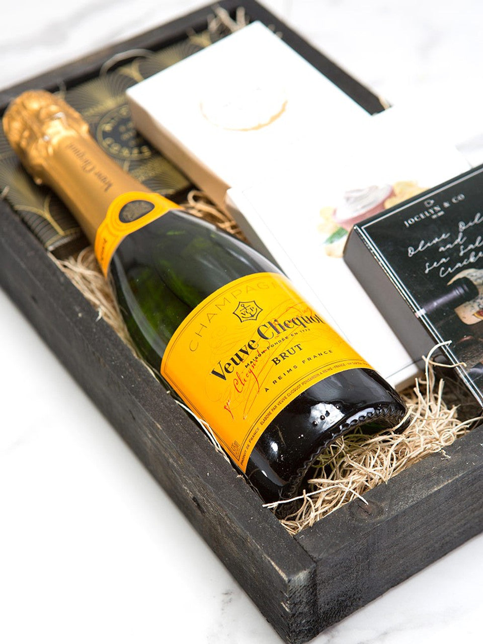 Chocolate Dipped Covered Champagne Bottle - Veuve Clicquot Brut Champagne