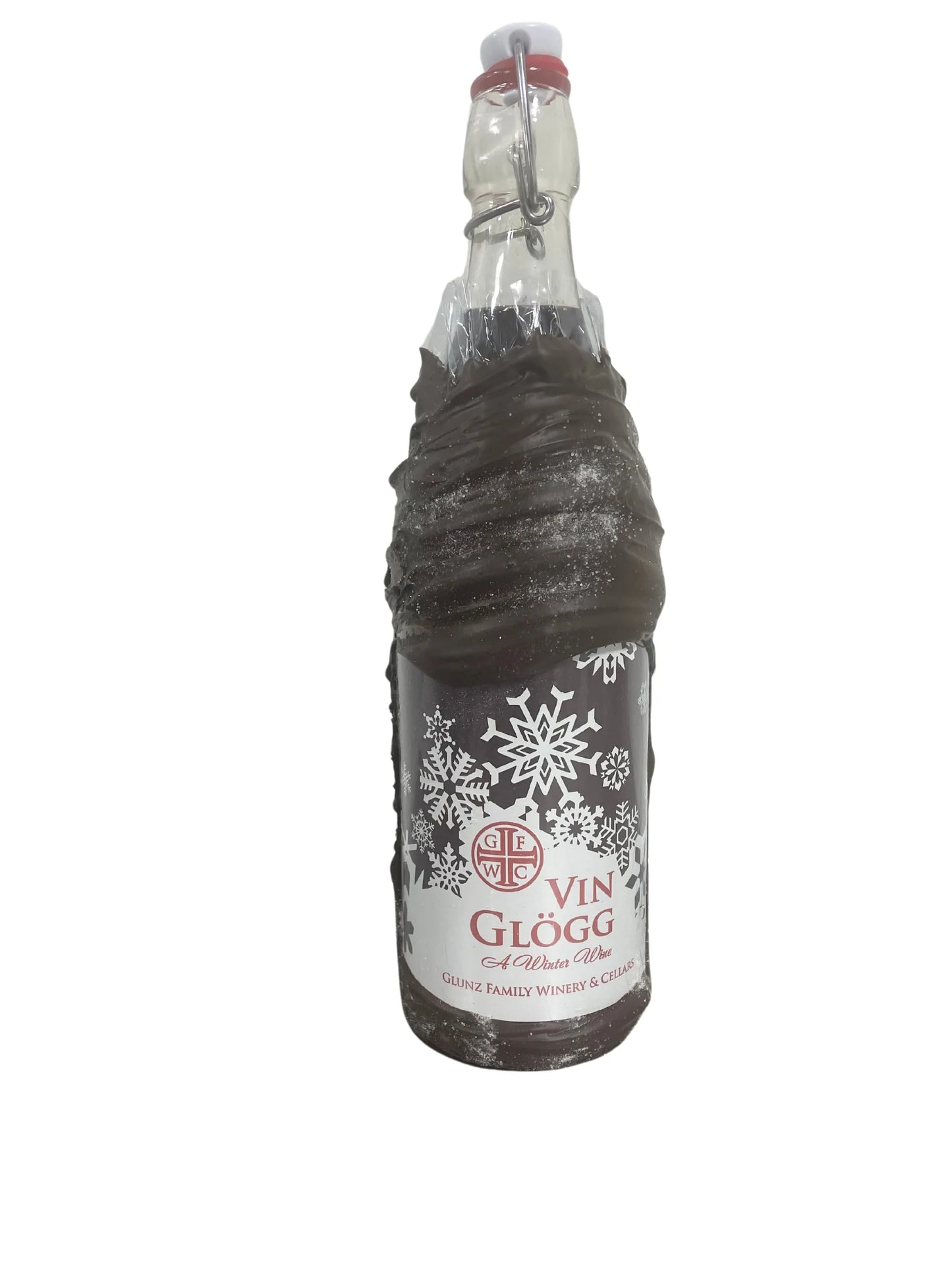 Chocolate Dipped Covered Wine Bottle - Vin Glögg Winter Wine