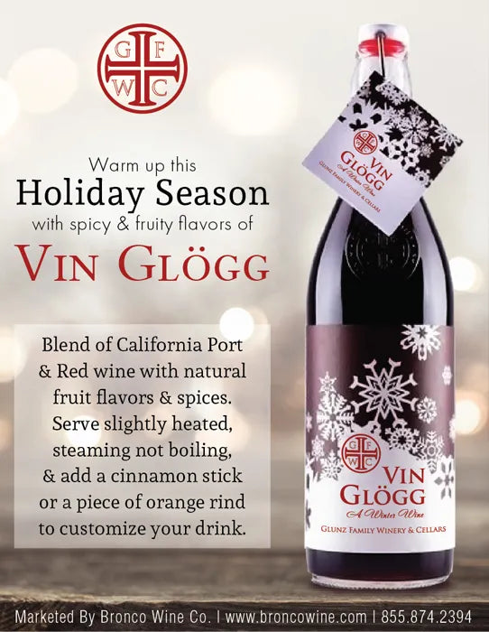 Chocolate Dipped Covered Wine Bottle - Vin Glögg Winter Wine