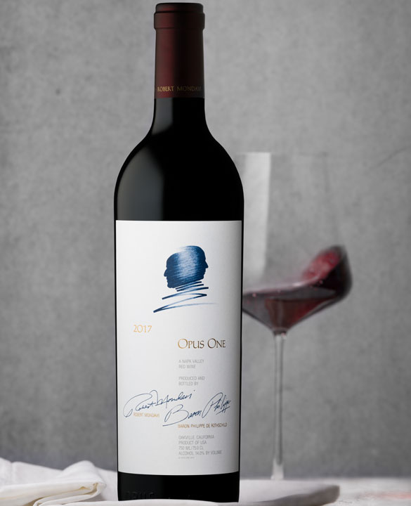 Chocolate Dipped Covered Wine Bottle - Opus One Red Wine
