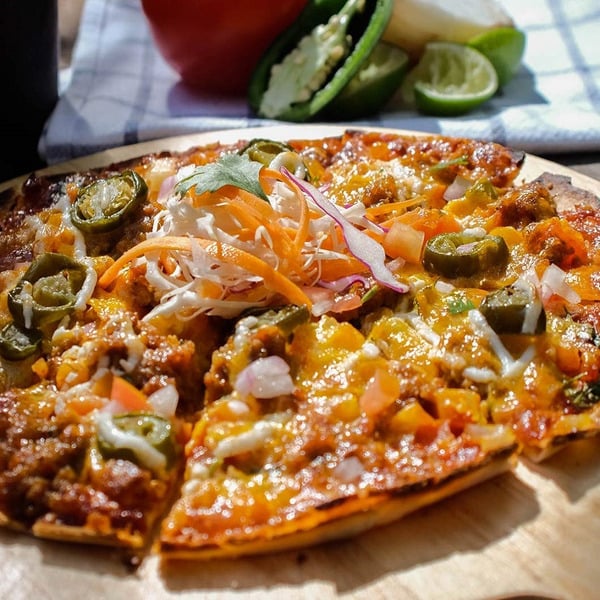 Namaste Foods, Gluten Free Pizza Crust Mix, Allergen-Free, 16 oz - Pack of 6