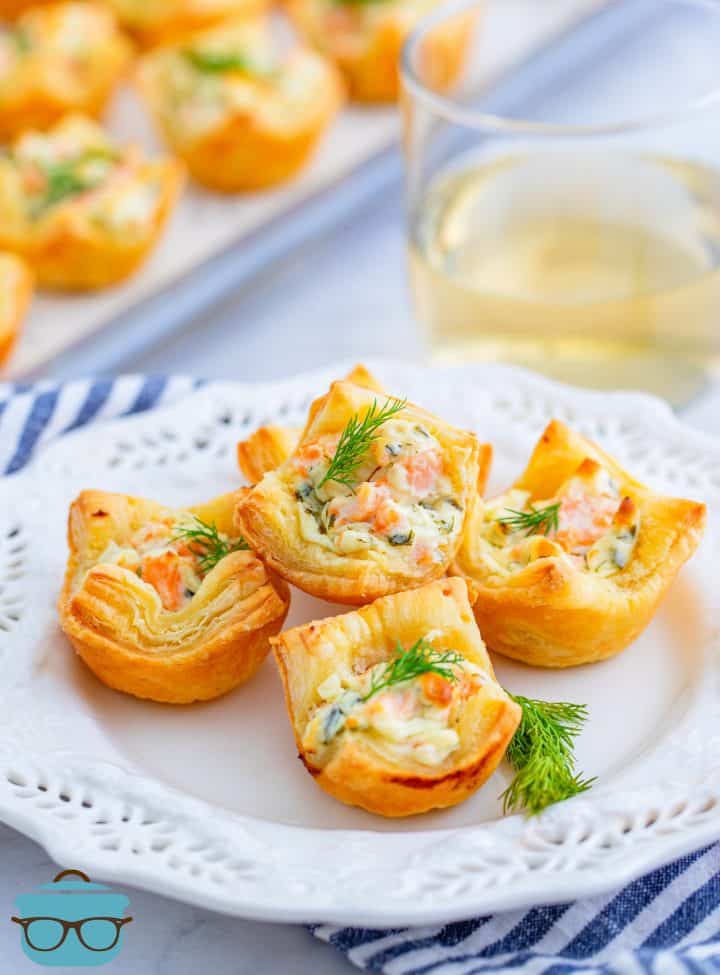Paniers Feuilletés Salmon Puff Pastry Baskets  - includes 4