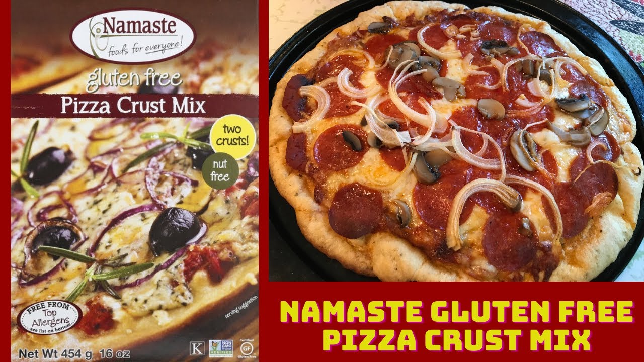 Namaste Foods, Gluten Free Pizza Crust Mix, Allergen-Free, 16 oz - Pack of 6