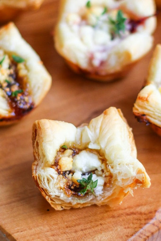 Paniers Feuilletés Goat Cheese Puff Pastry Baskets  - includes 4