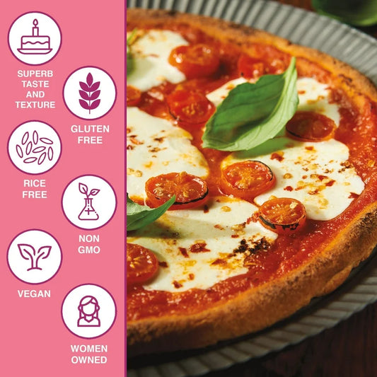 XO Baking Co. Gluten Free Pizza Crust Gourmet Baking Mix - Cinnamon Roll Mix; Non-GMO; Kosher; Rice, Dairy, Peanut, Soy and Grain Free, 16 oz - Pack of 6