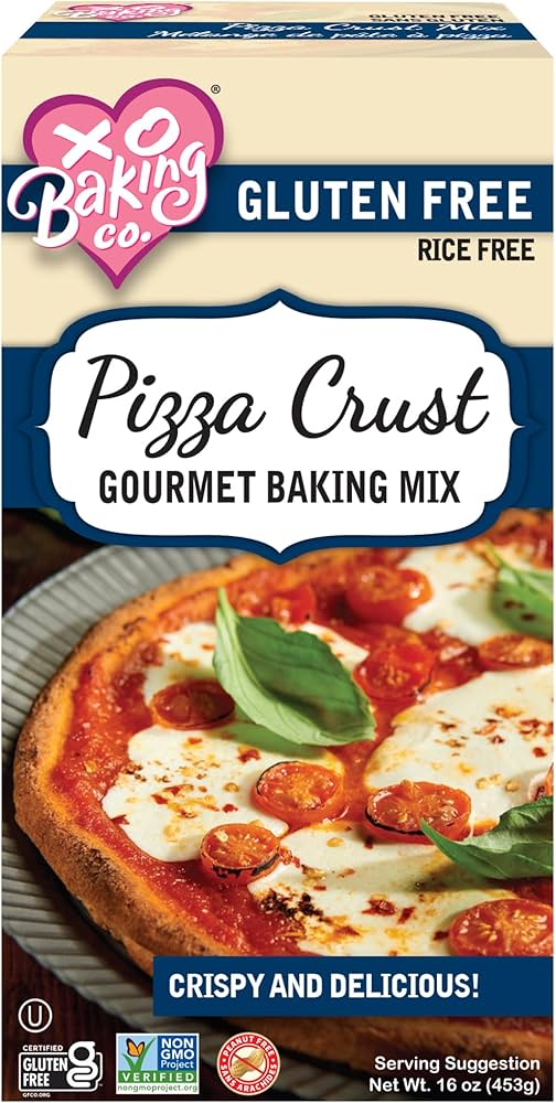 XO Baking Co. Gluten Free Pizza Crust Gourmet Baking Mix - Cinnamon Roll Mix; Non-GMO; Kosher; Rice, Dairy, Peanut, Soy and Grain Free, 16 oz - Pack of 6
