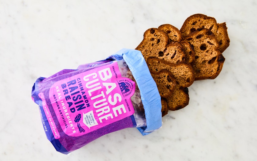 Base Culture Gluten Free Cinnamon Raisin Paleo Keto Bread - 2 Pack