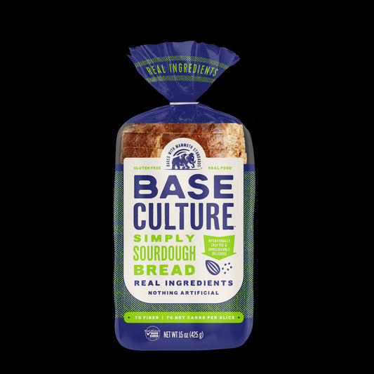 Base Culture Gluten Free Simply Sourdough Paleo Bread - 2 Pack
