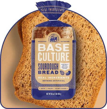 Base Culture Gluten Free Simply Sourdough Paleo Bread - 2 Pack