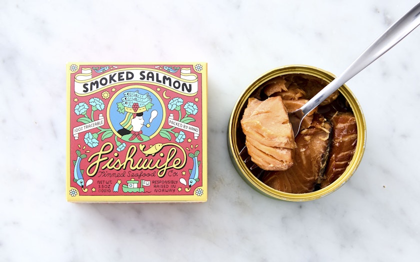 Fishwife Gift Variety Set with Cantabrian Anchovies, Sardines with Hot Pepper, Albacore Tuna in Spicy Olive Oil, Smoked Mackerel & Smoked Rainbow Trout) | High Protein, Gluten Free  - Pack of 5