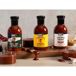 Weber Buffalo Trace Whiskey Flavored BBQ Sauce, 13.3 oz - Pack of 2