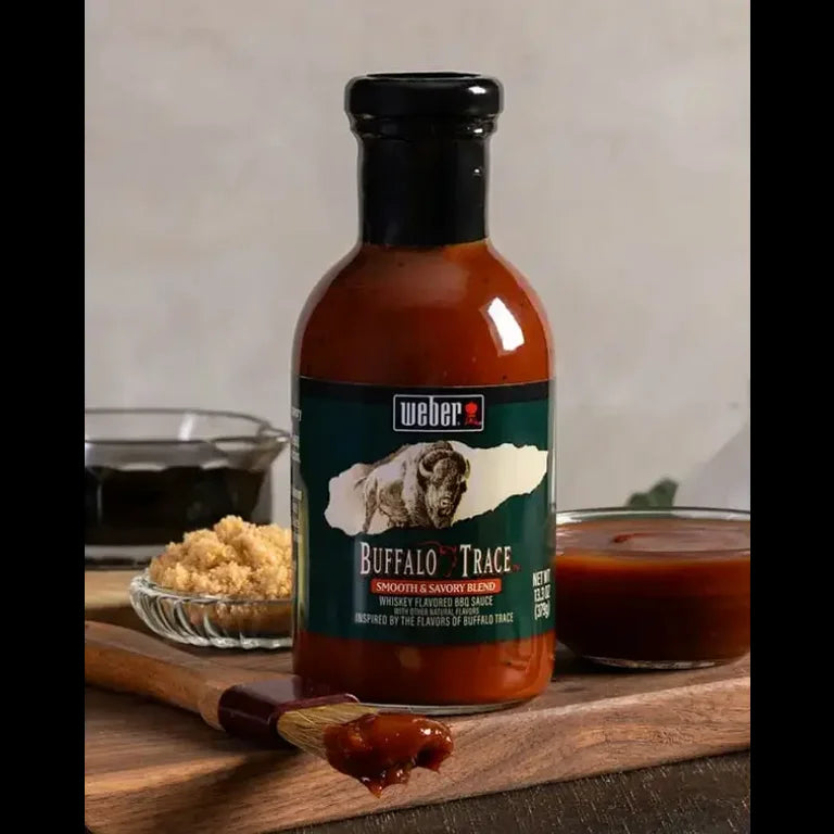 Weber Buffalo Trace Whiskey Flavored BBQ Sauce, 13.3 oz - Pack of 2