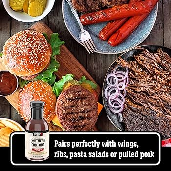 Weber Southern Comfort Whiskey Flavored BBQ Sauce, 13.3 oz - Pack of 2