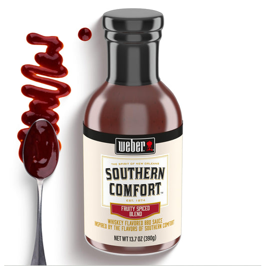 Weber Southern Comfort Whiskey Flavored BBQ Sauce, 13.3 oz - Pack of 2