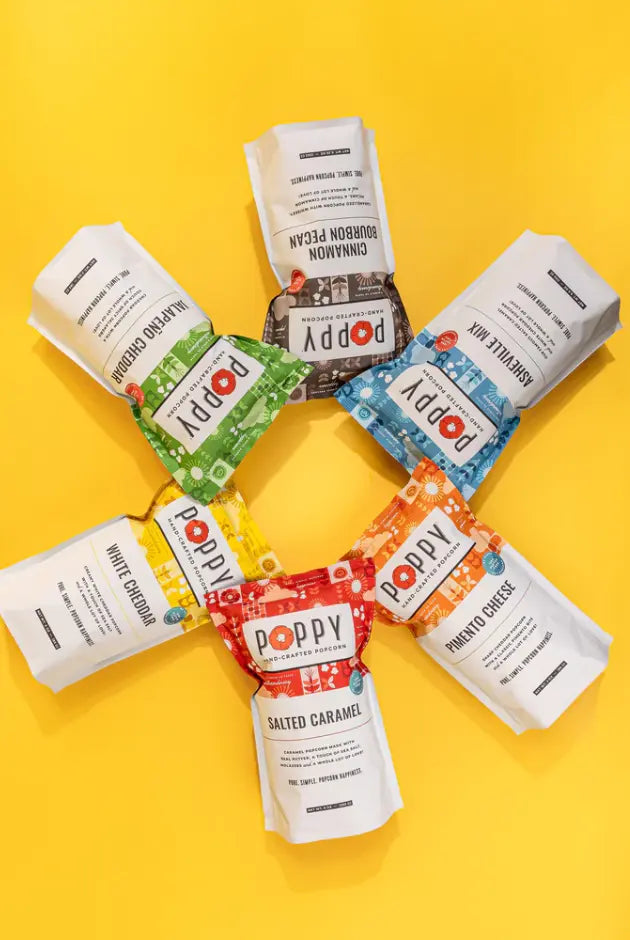 Poppy Handcrafted Popcorn Best Sellers Gift Set