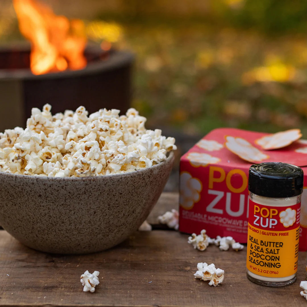 Popzup Try Them All Popcorn Variety Pack, Non-GMO, Gluten Free - Large Family Size - Pack of 5