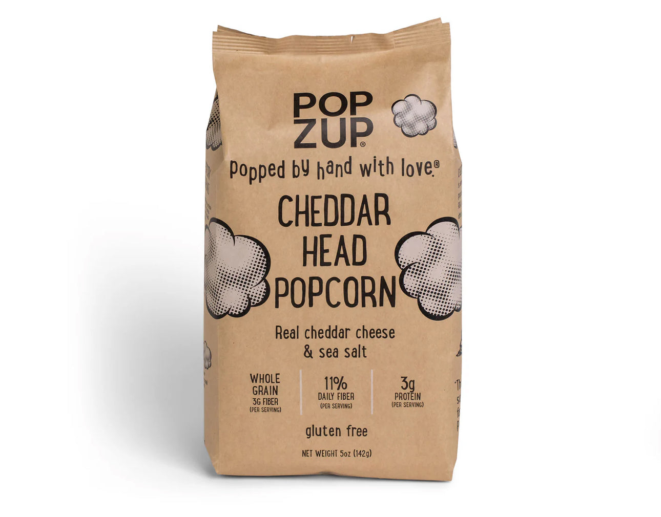 Popzup Try Them All Popcorn Variety Pack, Non-GMO, Gluten Free - Large Family Size - Pack of 5