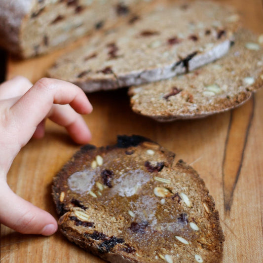 European Fruit & Nut Dark Rye Bread - Pack of 4