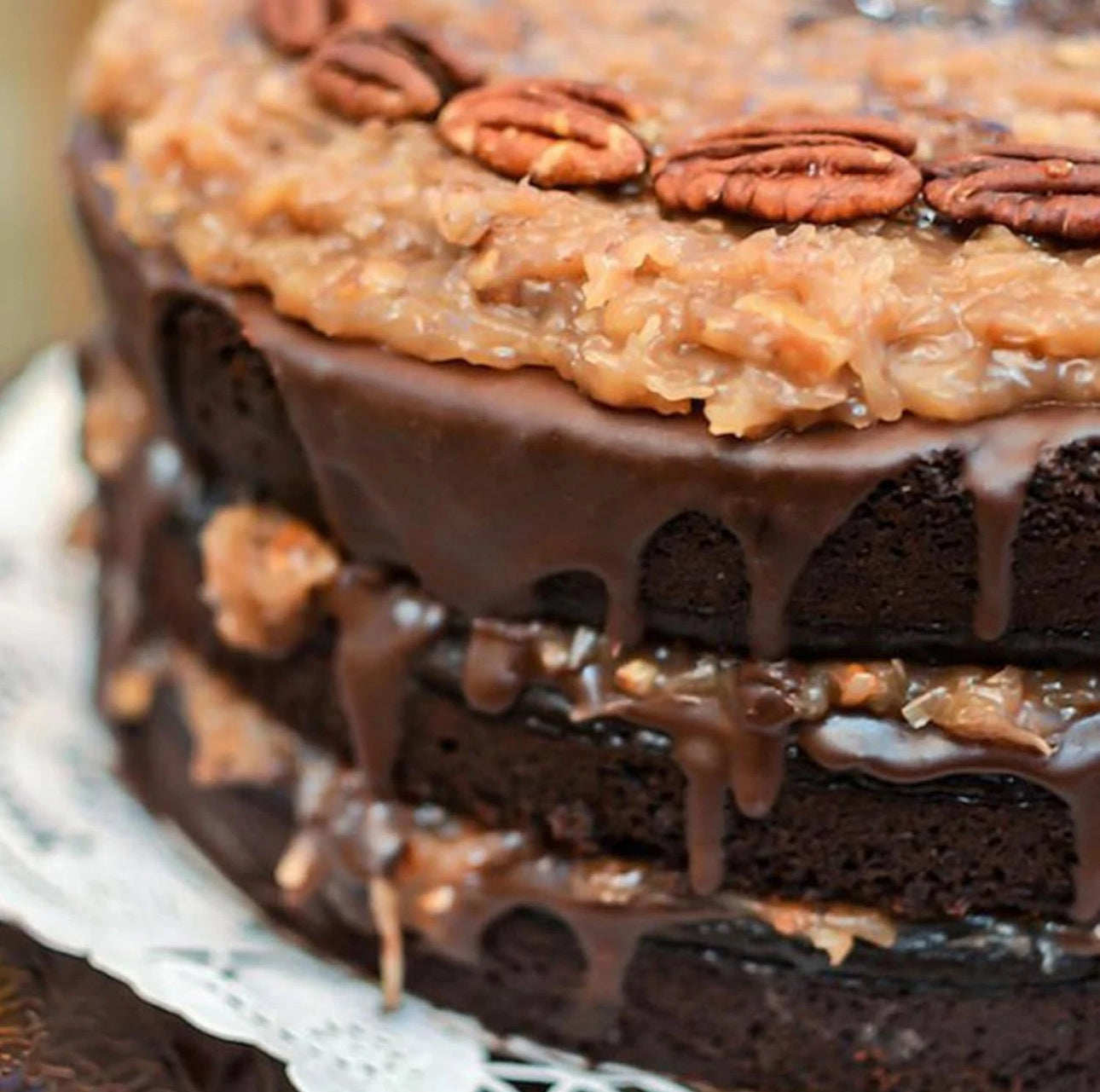 Chocolate Pecan Pie In A Jar - The Great San Saba River Pecan Company