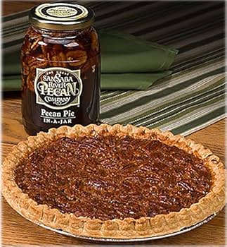 Traditional Pecan Pie In A Jar - The Great San Saba River Pecan Company