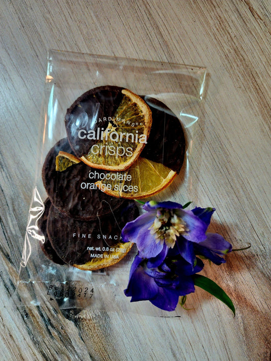 Crispy Dark Chocolate Orange Slices - Snack Pack