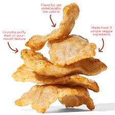 SNACKLINS Plant Based Crisps 4 Flavor Variety - Nacho, BBQ, Teriyaki, Chesapeake Bay - Gluten Free, Grain Free, 100% Kosher, Vegan Healthy Snacks, No Added Sugar Crunchy Puffed Snack Only 90 Calories Per Bag - Pack of 12