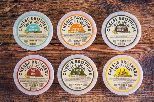 ARTISAN CHEESE SPREAD SAMPLER - Pack of 6