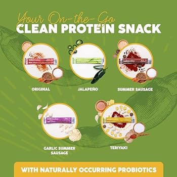 Paleovalley 100% Grass Fed Variety Beef Sticks - Delicious Gluten Free Beef Snack - High Protein Keto Friendly, Pack of 50
