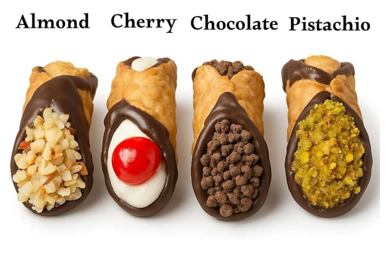 Andy Anand Chocolate Cannoli, Made in Italy by world famous La Pasticceria - Includes 8