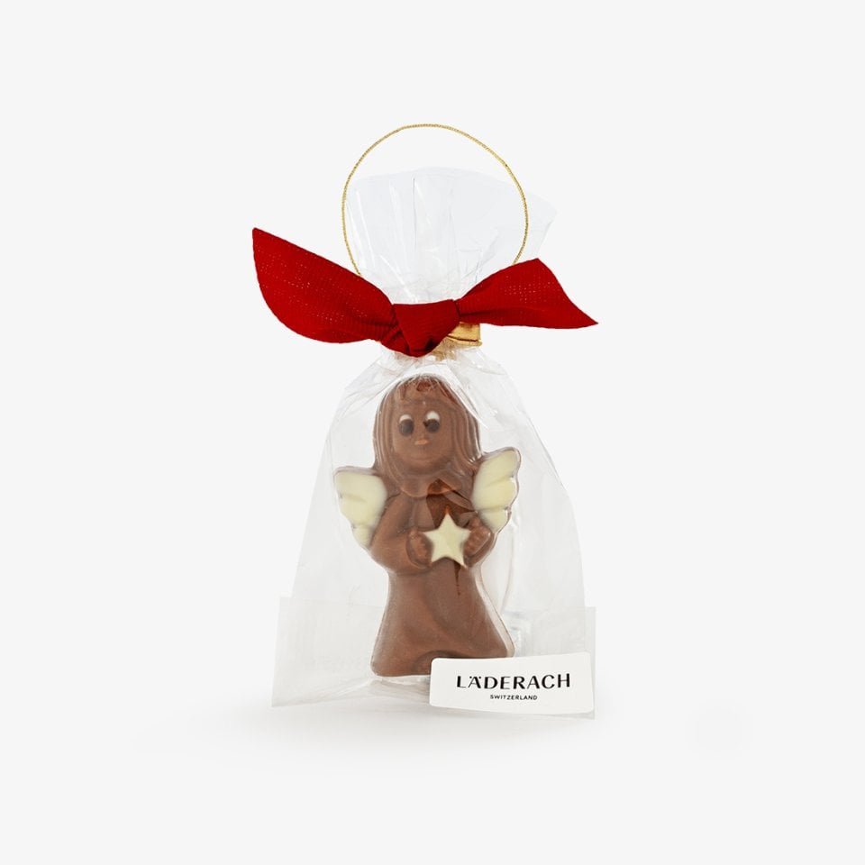 Läderach Angel Swiss Milk Chocolate Hazelnut-Almond-Gianduja  - Pack of 3