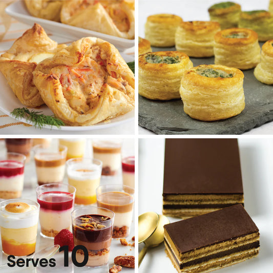 Appetizer and Dessert Bundle - Party for 10 People