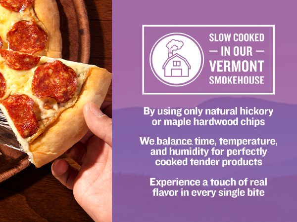 Vermont Smoke & Cure Smoked Uncured Pepperoni, Gluten Free - 6 oz, Pack of 3