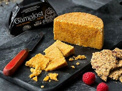 TINE Gamalost Cheese "Old Cheese" - Traditional Norwegian Cheese, 1.3 lb