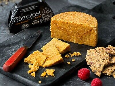 TINE Gamalost Cheese "Old Cheese" - Traditional Norwegian Cheese, 6 oz
