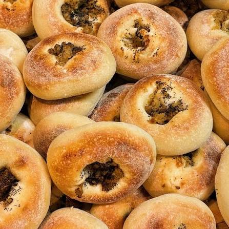 Fresh New York Classic Bialy Bagel - Delicious Fresh Bialys - Pack of 12 - Gluten Free, Keto