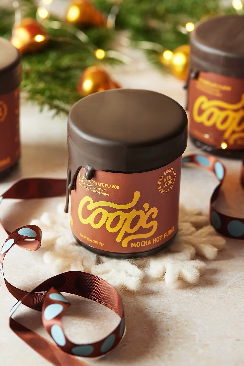 Coop's Mocha Hot Fudge: All Natural Cold Brew Mocha Hot Fudge Gluten Free Toppings for Ice-Cream, Desserts and Coffee - 10 oz