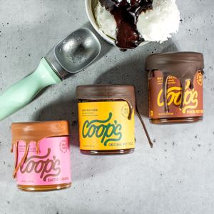 Coop's Mocha Hot Fudge: All Natural Cold Brew Mocha Hot Fudge Gluten Free Toppings for Ice-Cream, Desserts and Coffee - 10 oz