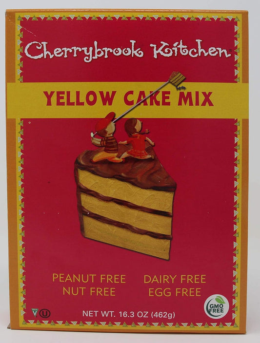 Cherrybrook Kitchen - Yellow Cake Mix - Gluten Free, Vegan, Wheat Free - Case of 6