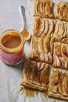 Coop's Salted Caramel Sauce: Rich and Buttery, Gourmet, All Natural, Handcrafted, Gluten Free, Non-GMO, Award Winning, Ice Cream Toppings, Desserts, 10 oz