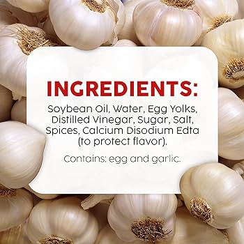 PINTÓN Ajonesa Garlic Aioli – Organic Creamy Mayonnaise, Natural Roasted Garlic Sauce,14 oz - Homemade Spread, Aioli Sandwich Dressing - Pack of 3