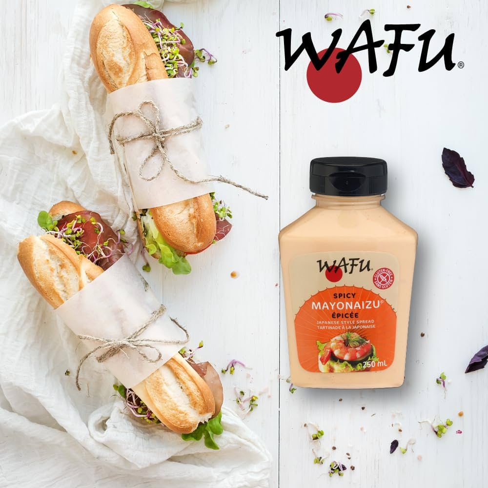 Wafu Mayonaizu Japanese Style Spicy Mayonnaise, 8.5 oz - Pack of 2