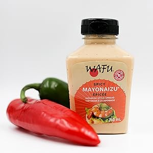Wafu Mayonaizu Japanese Style Spicy Mayonnaise, 8.5 oz - Pack of 2